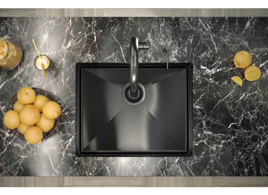 __WYSYŁKA 48H*__ | Zlew QUADRON ANTHONY 60 INOX (stal szczotkowana) (MF5444BS)