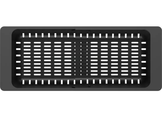 __WYSYŁKA 24H*^__ | Wkładka/odsączarka z tworzywa QUADRON regulowana | 320-460x185mm | PURE CARBON (czarny) (B3218_BL)
