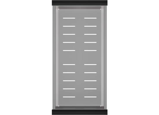 __WYSYŁKA 48H*__ | Wkładka/odsączarka stalowa QUADRON 425x200x60mm | stal (INOX) (BSK-42520S)