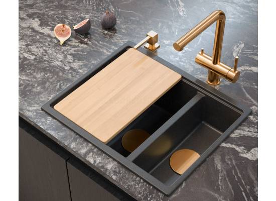 __WYSYŁKA 48H*__ | Bateria QUADRON ELLEN PULL-OUT FILTER PURE CARBON (czarny mat) (3673512_BLM)