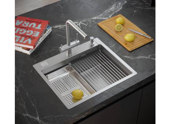 __WYSYŁKA 48H*__ | Bateria QUADRON ELLEN PULL-OUT FILTER PURE CARBON (czarny mat) (3673512_BLM)