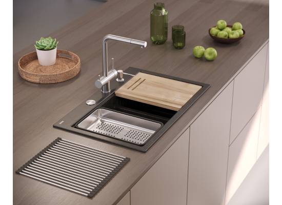 __WYSYŁKA 48H*__ | Bateria QUADRON ELLEN PULL-OUT FILTER PURE CARBON (czarny mat) (3673512_BLM)