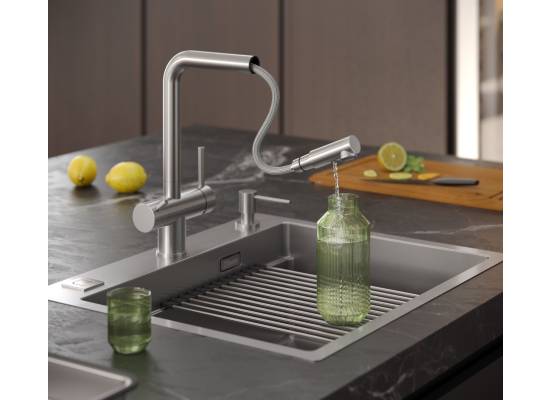 __WYSYŁKA 48H*__ | Bateria QUADRON ELLEN PULL-OUT FILTER PURE CARBON (czarny mat) (3673512_BLM)