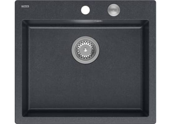 __WYSYŁKA 48H*__ | Zlew QUADRON MORGAN 110 BLACK DIAMOND (czarny metalik) (HB8304U8-BS_P2O)