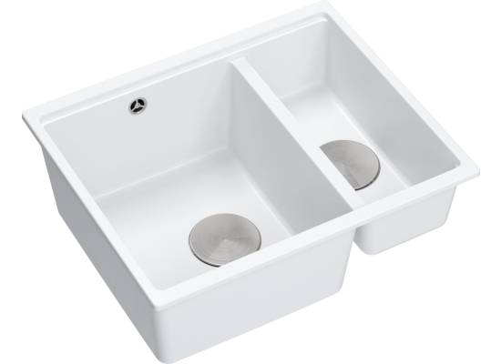 Zlew QUADRON LOGAN 150-U SNOW WHITE (biały) (HCQL5646U1-BS_U)