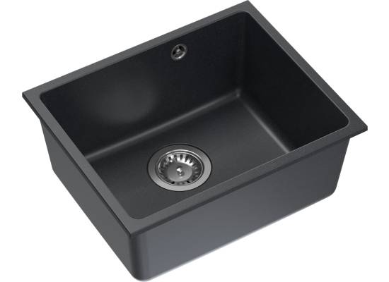__WYSYŁKA 48H*__ | Zlew QUADRON ALEC 40 BLACK DOTTED (czarny nakrapiany) (HQA4640CZK)