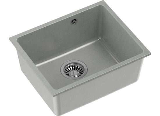 Zlew QUADRON ALEC 40 SILVER STONE (szary) (HQA4640SZK)