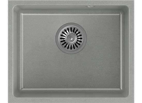 Zlew QUADRON ALEC 40 SILVER STONE (szary) (HQA4640SZK)