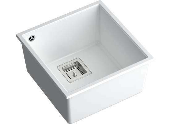 __WYSYŁKA 48H*__ | Zlew QUADRON DAVID 40 SNOW WHITE (biały) (HQD4242U1-BS)