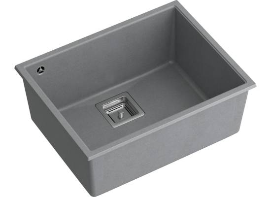 Zlew QUADRON DAVID 50 SILVER STONE (szary) (HQD5542U5-BS)