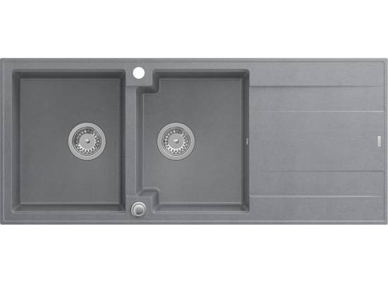 __WYSYŁKA 48H*__ | Zlew QUADRON EVAN 121 SILVER STONE (szary) (HQE11650U5_BS_P2O)