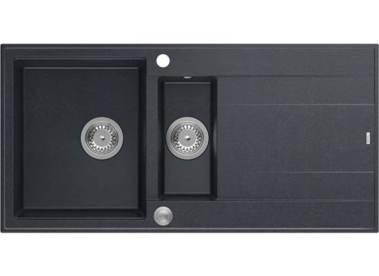 __WYSYŁKA 48H*__ | Zlew QUADRON EVAN 156 BLACK DIAMOND (czarny metalik) (HQE5510050U8_BS_P2O)