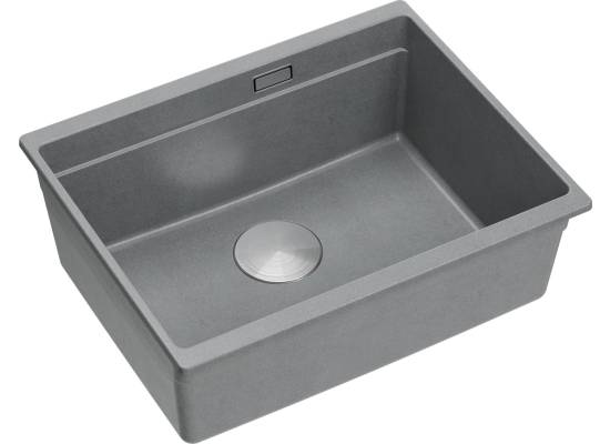 __WYSYŁKA 48H*__ | Zlew QUADRON LOGAN 100-U SILVER STONE (szary) (HQJ6045U5_BS_U)