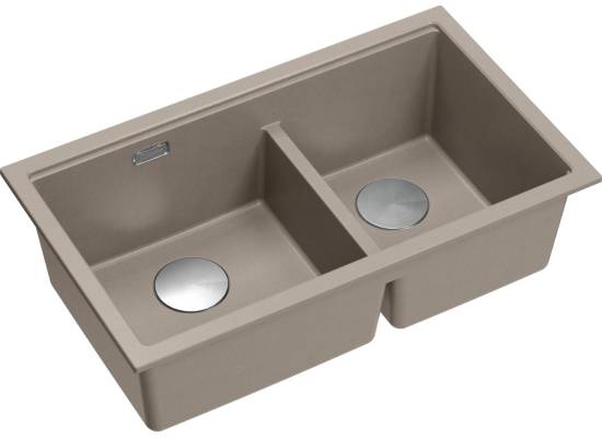 __WYSYŁKA 48H*__ | Zlew QUADRON LOGAN 120 SOFT TAUPE (cappuccino) (HQL7645U4_BS_I)