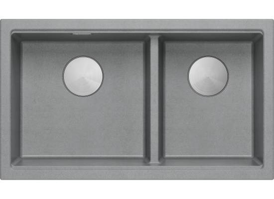 __WYSYŁKA 48H*__ | Zlew QUADRON LOGAN 120 SILVER STONE (szary) (HQL7645U5_BS_I)