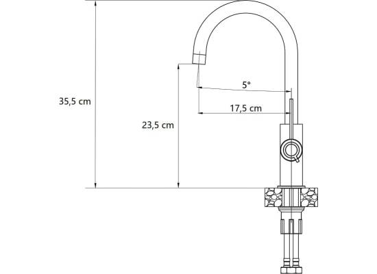 __WYSYŁKA 48H*__ | Bateria QUADRON JODIE PURE CARBON (czarny mat) + ZŁOTY (3623511_BLMPVDG1)