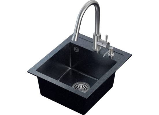 __WYSYŁKA 24H*^__ | Bateria QUADRON JULIA PULL-OUT stal szczotkowana (INOX) (3673500BS)