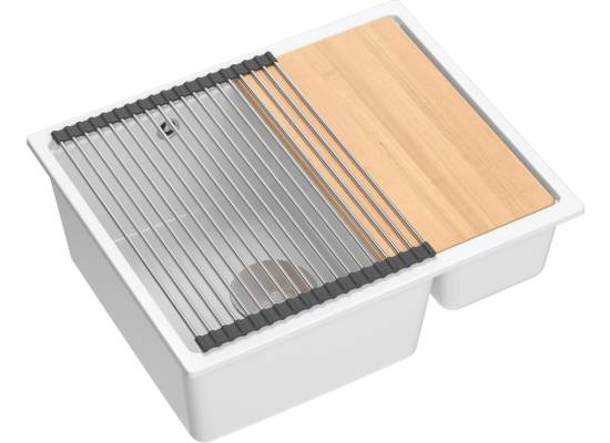 Zlew QUADRON LOGAN 150-U SNOW WHITE (biały) (HCQL5646U1-BS_U)