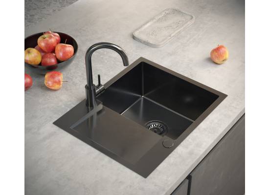 __WYSYŁKA 24H*^__ | Zestaw QUADRON | LUKE 116 stal szczotkowana INOX + KATE stal INOX + zaślepka (ZH6048BS_3623500_BS)