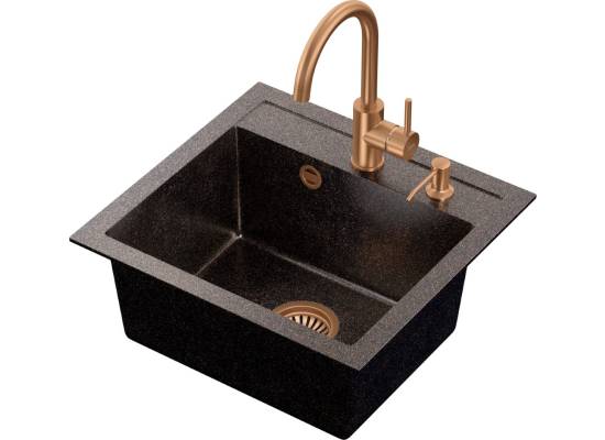 Bateria QUADRON NAOMI COPPER (miedź szczotkowana) (3323502_PVDBSC1)