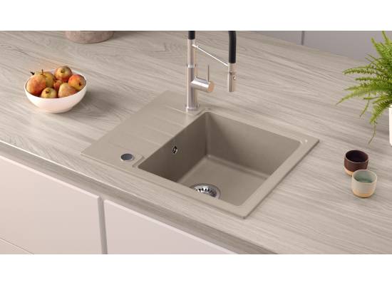 __WYSYŁKA 48H*__ | Zlew QUADRON PETER 116 SNOW WHITE (biały) (HCQP6250BIK)