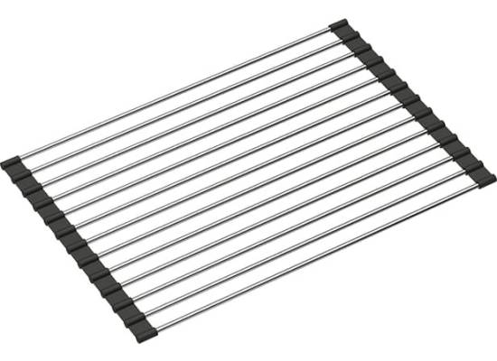 __WYSYŁKA 48H*__ | Rollmata QUADRON QMATA | 380x250mm | INOX (stal) + tworzywo CZARNE (R3825BL_MP)