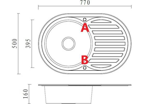 Zlew QUADRON TOM 211 stal SATYNA (HD211SAT7750)