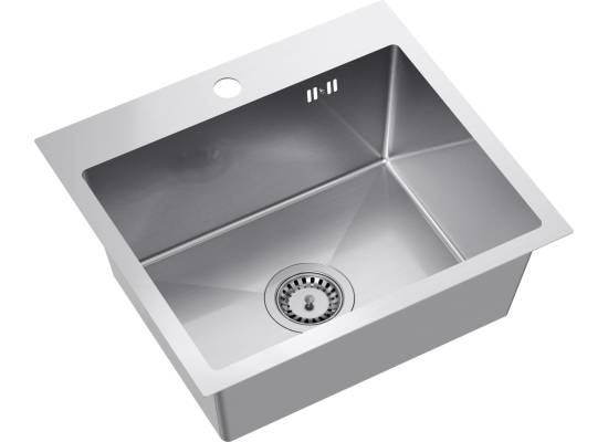 __WYSYŁKA 48H*__ | Zestaw QUADRON | LUKE 100 stal szczotkowana INOX + KATE stal INOX (ZH5045BS_3623500_BS)