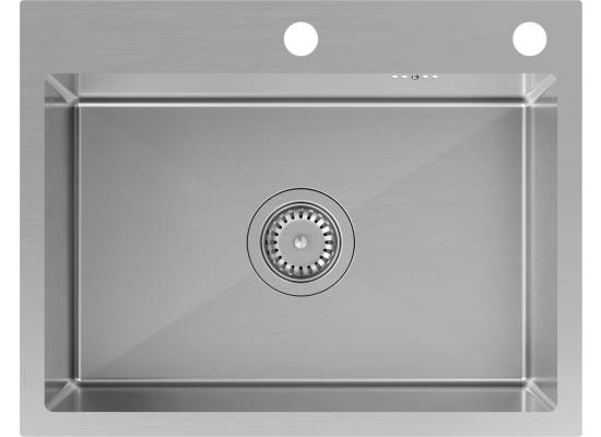 Zlew QUADRON LUKE 110 WORKSTATION stal szczotkowana INOX + dozownik + akcesoria (ZH5845BS)