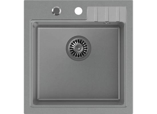 __WYSYŁKA 48H*__ | Zlew QUADRON PETER 110 SILVER STONE (szary) (HCQP5052SZK)