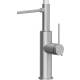 Bateria QUADRON GEMMA stal szczotkowana (INOX) + wąż BIAŁY (3623501_BSWH)