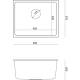 Zlew QUADRON ALEC 40 SILVER STONE (szary) (HQA4640SZK)