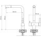 __WYSYŁKA 48H*__ | Bateria QUADRON ELLEN PULL-OUT FILTER PURE CARBON (czarny mat) (3673512_BLM)