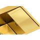 __WYSYŁKA 48H*__ | Zlew QUADRON RUSSEL 116 GOLD (złoty szczotkowany) (HB7911PVDBSG1)