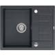 Zlew QUADRON MORGAN 116 BLACK DIAMOND (czarny metalik) (HB8210U8-BS_P2O)