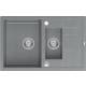 Zlew QUADRON MORGAN 156 SILVER STONE (szary) (HB8224U5-BS_P2O)