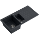 __WYSYŁKA 48H*__ | Zlew QUADRON BRUCE 156 czarny nakrapiany (BLACK DOTTED) + zaślepka (HCQB9950CZK) *** zamów wycięcie otworu na dozownik GRATIS ***