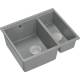 __WYSYŁKA 48H*__ | Zlew QUADRON LOGAN 150-U SILVER STONE (szary) (HCQL5646U5-BS_U)