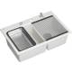 __WYSYŁKA 48H*__ | Zlew QUADRON MARC 120 SNOW WHITE (biały) + akcesoria (HQC7650U1_BS)