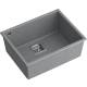 Zlew QUADRON DAVID 50 SILVER STONE (szary) (HQD5542U5-BS)
