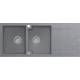 __WYSYŁKA 48H*__ | Zlew QUADRON EVAN 121 SILVER STONE (szary) (HQE11650U5_BS_P2O)