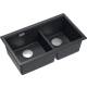 __WYSYŁKA 48H*__ | Zlew QUADRON LOGAN 120 BLACK DIAMOND (czarny metalik) (HQL7645U8_BS_I)