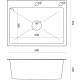 Zlew QUADRON LUKE 110 WORKSTATION stal szczotkowana INOX + dozownik + akcesoria (ZH5845BS)