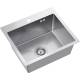 __WYSYŁKA 48H*__ | Zestaw QUADRON | LUKE 100 stal szczotkowana INOX + KATE stal INOX (ZH5045BS_3623500_BS)