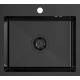 __WYSYŁKA 48H*__ | Zlew QUADRON LUKE 100 czarna stal szczotkowana (BLACK INOX) (ZH5045PVDBLM)