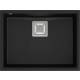 __WYSYŁKA 48H*__ | Zlew QUADRON DAVID 50 PURE CARBON (czarny mat) (HQD5542U7-BS)