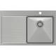 Zlew QUADRON RUSSEL 111 | komora PRAWA | INOX (stal szczotkowana) (HB7912-RBS)