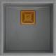 Zlew QUADRON DAVID 40 SILVER STONE (szary) + syfon MIEDŹ (HQD4242U5-C1)