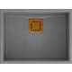 Zlew QUADRON DAVID 50 SILVER STONE (szary) + syfon MIEDŹ (HQD5542U5-C1)