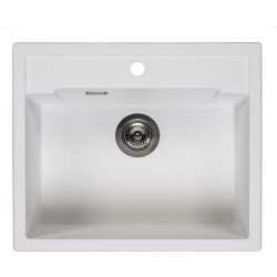 Zlew REGINOX AMSTERDAM 54 TAPWING PURE WHITE (biały) (R31032)